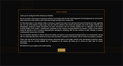 Desktop Screenshot of prithviinfrastructure.com
